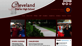 What Clevelandhs.org website looked like in 2019 (4 years ago)