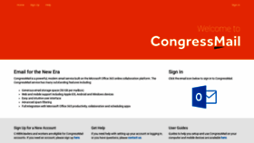 What Congressmail.com website looked like in 2019 (4 years ago)