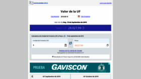 What Calculadora-uf.cl website looked like in 2019 (4 years ago)