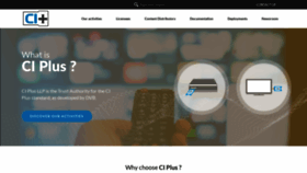What Ci-plus.com website looked like in 2019 (4 years ago)