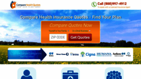 What Compare-health-quotes.com website looked like in 2019 (4 years ago)