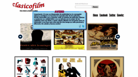What Classicofilm.com website looked like in 2019 (4 years ago)