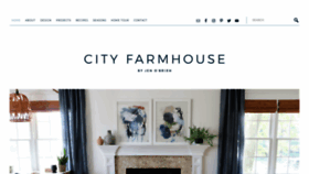 What Cityfarmhouse.com website looked like in 2019 (4 years ago)