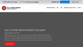 What Cellphonedoctor.ca website looked like in 2019 (4 years ago)