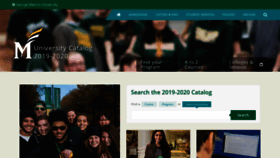 What Catalog.gmu.edu website looked like in 2019 (4 years ago)