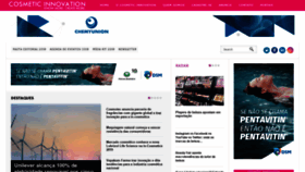 What Cosmeticinnovation.com.br website looked like in 2019 (4 years ago)