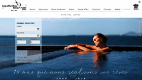 What Ca-beachhotel.com website looked like in 2019 (4 years ago)