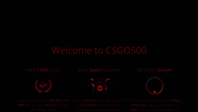 What Csgo500.com website looked like in 2019 (4 years ago)