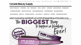 What Canadabeautysupply.ca website looked like in 2019 (4 years ago)