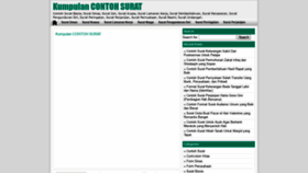 What Contoh-surat.org website looked like in 2019 (4 years ago)