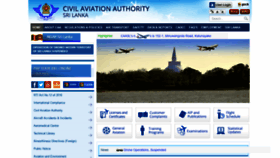 What Caa.lk website looked like in 2019 (4 years ago)