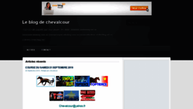 What Chevalcour.over-blog.org website looked like in 2019 (4 years ago)
