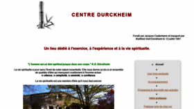 What Centre-durckheim.com website looked like in 2019 (4 years ago)