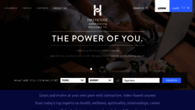 What Courses.hayhouseu.com website looked like in 2019 (4 years ago)