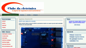 What Clubedaeletronica.com.br website looked like in 2019 (4 years ago)