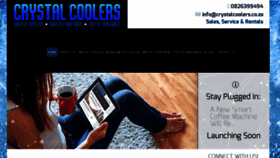 What Crystalcoolers.co.za website looked like in 2019 (4 years ago)