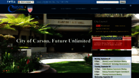 What Ci.carson.ca.us website looked like in 2019 (4 years ago)