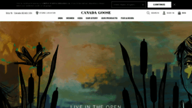 What Canadagoose.com website looked like in 2019 (4 years ago)