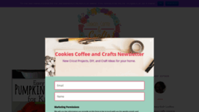 What Cookiescoffeeandcrafts.com website looked like in 2019 (4 years ago)