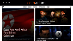 What Coinadam.com website looked like in 2019 (4 years ago)