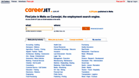 What Careerjet.com.mt website looked like in 2019 (4 years ago)