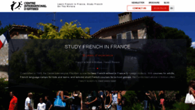 What Cia-france.com website looked like in 2019 (4 years ago)