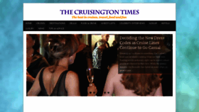 What Cruisington.com website looked like in 2019 (4 years ago)