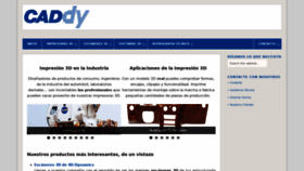 What Caddyspain.com website looked like in 2019 (4 years ago)