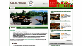 What Caibeprincessmekong.com website looked like in 2019 (4 years ago)
