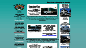 What Camping-trailers.com website looked like in 2019 (4 years ago)
