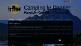What Camping-le-damier.com website looked like in 2019 (4 years ago)