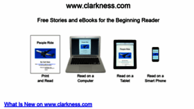 What Clarkness.com website looked like in 2019 (4 years ago)