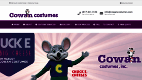 What Cowancostumes.com website looked like in 2019 (4 years ago)