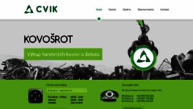 What Cvik.sk website looked like in 2019 (4 years ago)