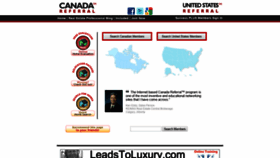 What Canadareferral.com website looked like in 2019 (4 years ago)