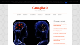 What Canaglia.it website looked like in 2019 (4 years ago)