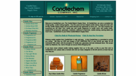 What Candlechem.com website looked like in 2019 (4 years ago)