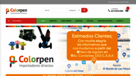 What Colorpen.com.ar website looked like in 2019 (4 years ago)