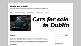 What Cars-dublin.com website looked like in 2019 (4 years ago)