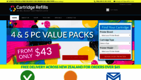 What Cartridgerefills.co.nz website looked like in 2019 (4 years ago)