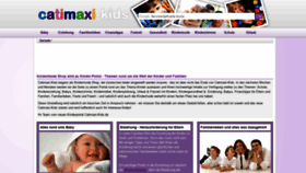 What Catimaxi-kids.de website looked like in 2019 (4 years ago)