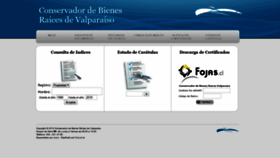 What Cbrvalpo.cl website looked like in 2019 (4 years ago)