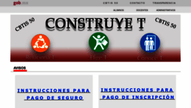 What Cbtis50.edu.mx website looked like in 2019 (4 years ago)