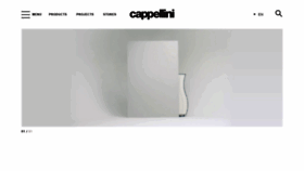 What Cappellini.it website looked like in 2019 (4 years ago)