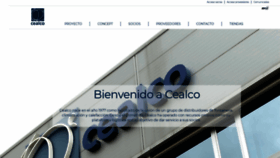 What Cealco.es website looked like in 2019 (4 years ago)