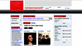 What Celebrityservice.com website looked like in 2019 (4 years ago)