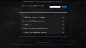 What Cellphonefinderdetective.com website looked like in 2019 (4 years ago)