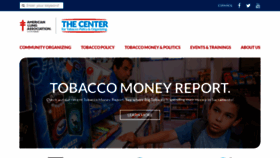 What Center4tobaccopolicy.org website looked like in 2019 (4 years ago)