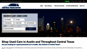What Centraltxautos.com website looked like in 2019 (4 years ago)
