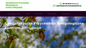 What Centrumalergologii.lublin.pl website looked like in 2019 (4 years ago)